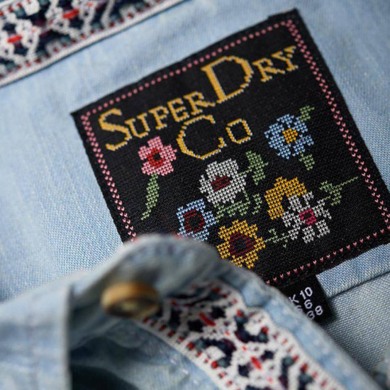 Superdry Γυναικείο denim πουκάμισο